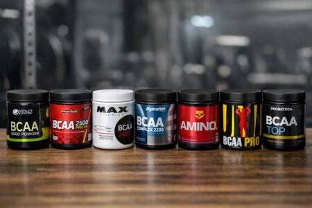 melhor bcaa com diferentes potes de suplementos bcaa de marcas conhecidas para treino e recuperação muscular
