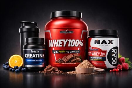 Melhor Marca de Suplemento: as 11 melhores em 2026 Melhor marca de suplemento com whey protein, creatina e BCAA de marcas conhecidas como Growth, Integralmédica e Max Titanium.